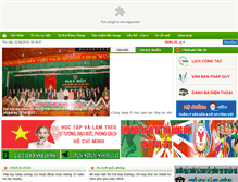 Tablet Screenshot of donggiang.gov.vn